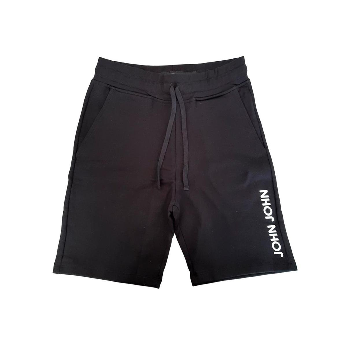 Bermuda John John Masculina Moletom New Basic Preta Menor preço em Bermuda John John Masculina Moletom New Basic Preta