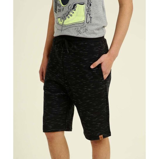 Bermuda Juvenil Moletom MR Tam 10 A 16 - 10047822030 - Preto é ruim? Bermuda Juvenil Moletom MR Tam 10 A 16 - 10047822030 - Preto é boa?