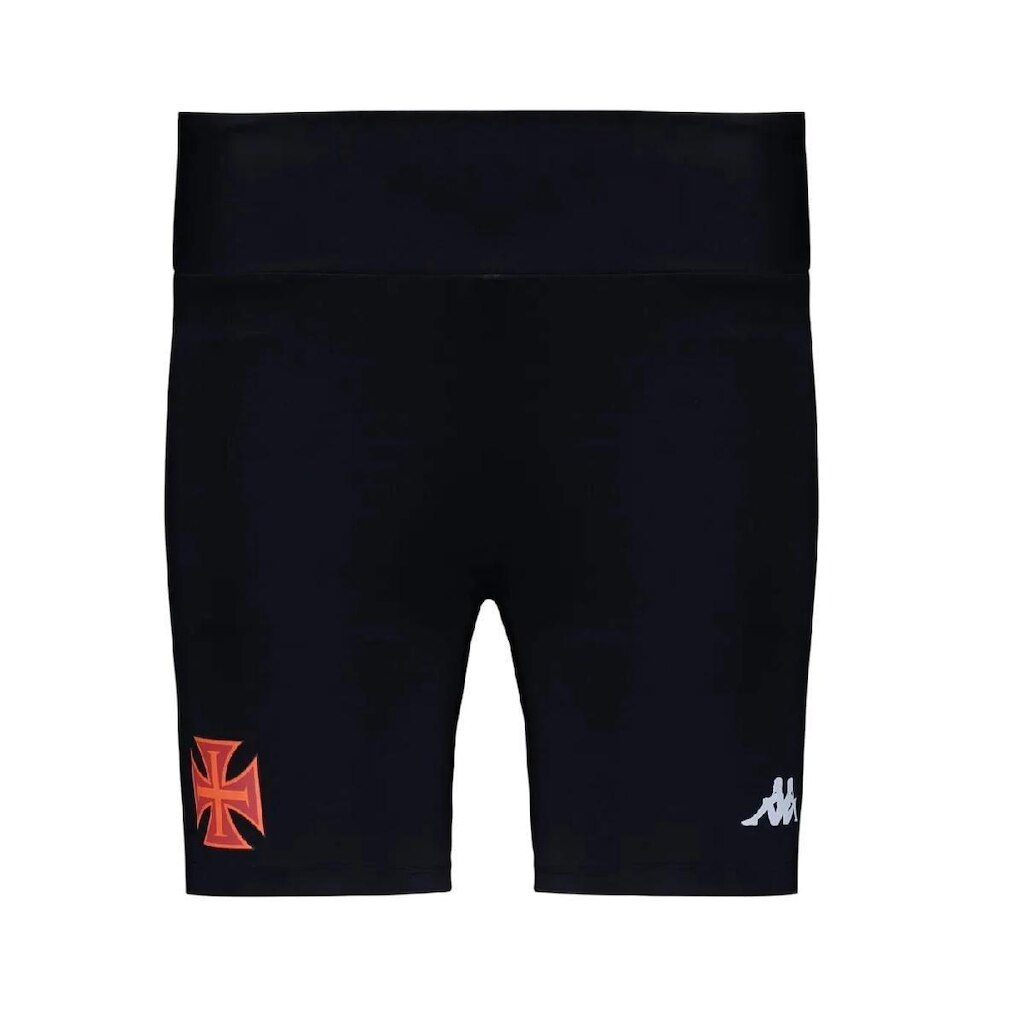 Bermuda Kappa Vasco Supp Aimee - Feminino - Preto