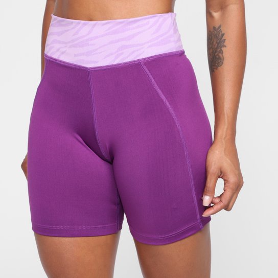 Bermuda Legging Gonew Print Feminina - Roxo é ruim? Bermuda Legging Gonew Print Feminina - Roxo é boa?