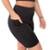 Bermuda Legging Suplex Grosso com Bolso Lateral Academia - Preto