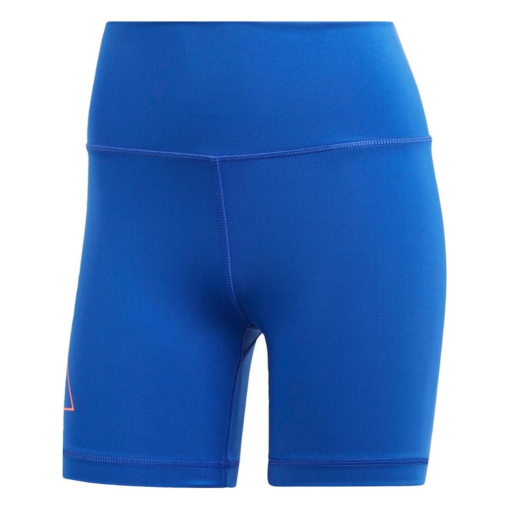 Bermuda Legging Treino Cós Alto Optime Hyperbright-Azul Adidas
