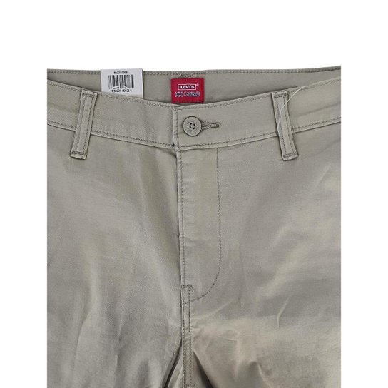Bermuda Levis Masculina de Sarja XX Chino Cáqui