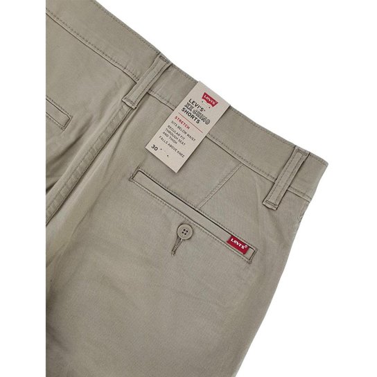 Bermuda Levis Masculina de Sarja XX Chino Cáqui