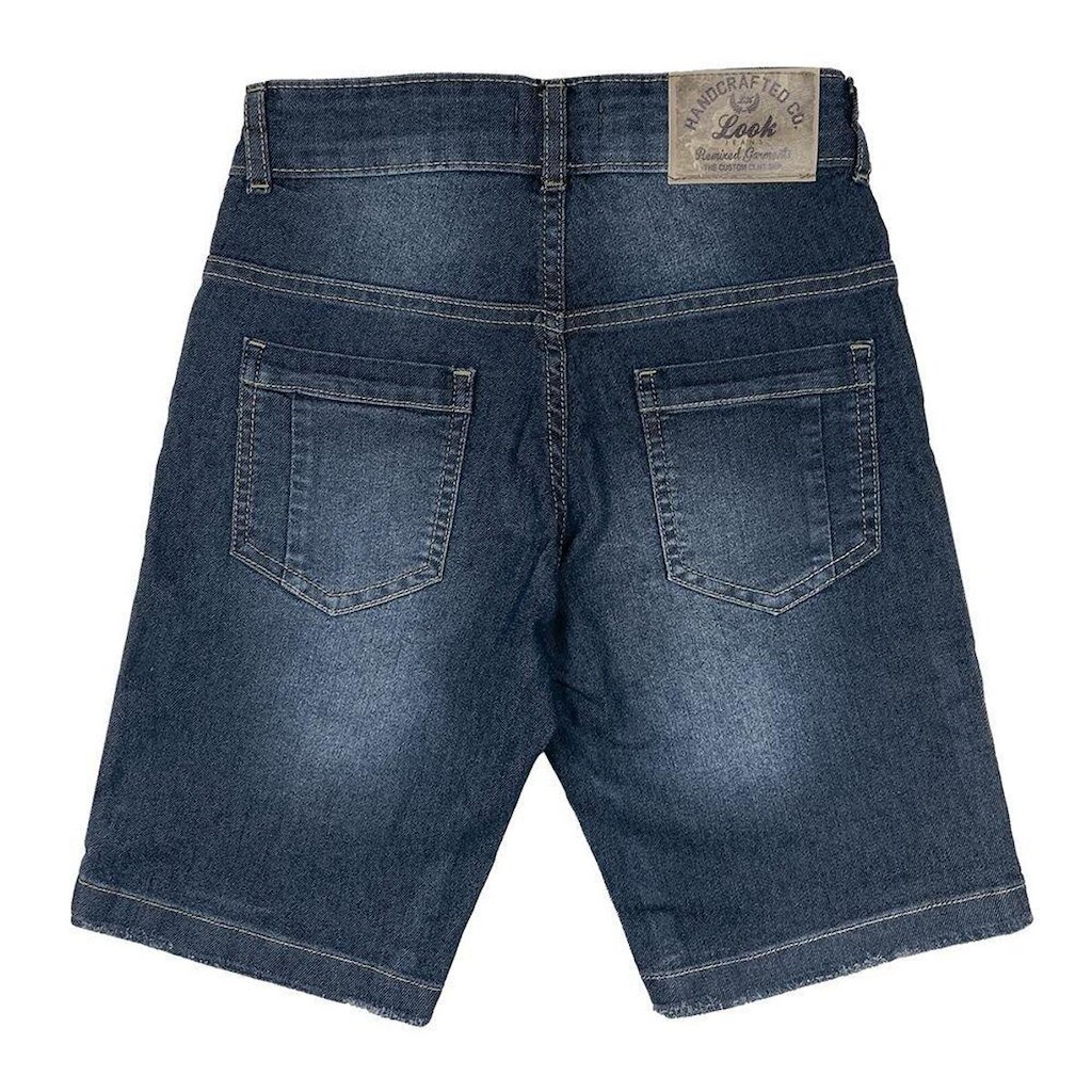 Bermuda Look Jeans Clássica Jeans - UNICA - 10