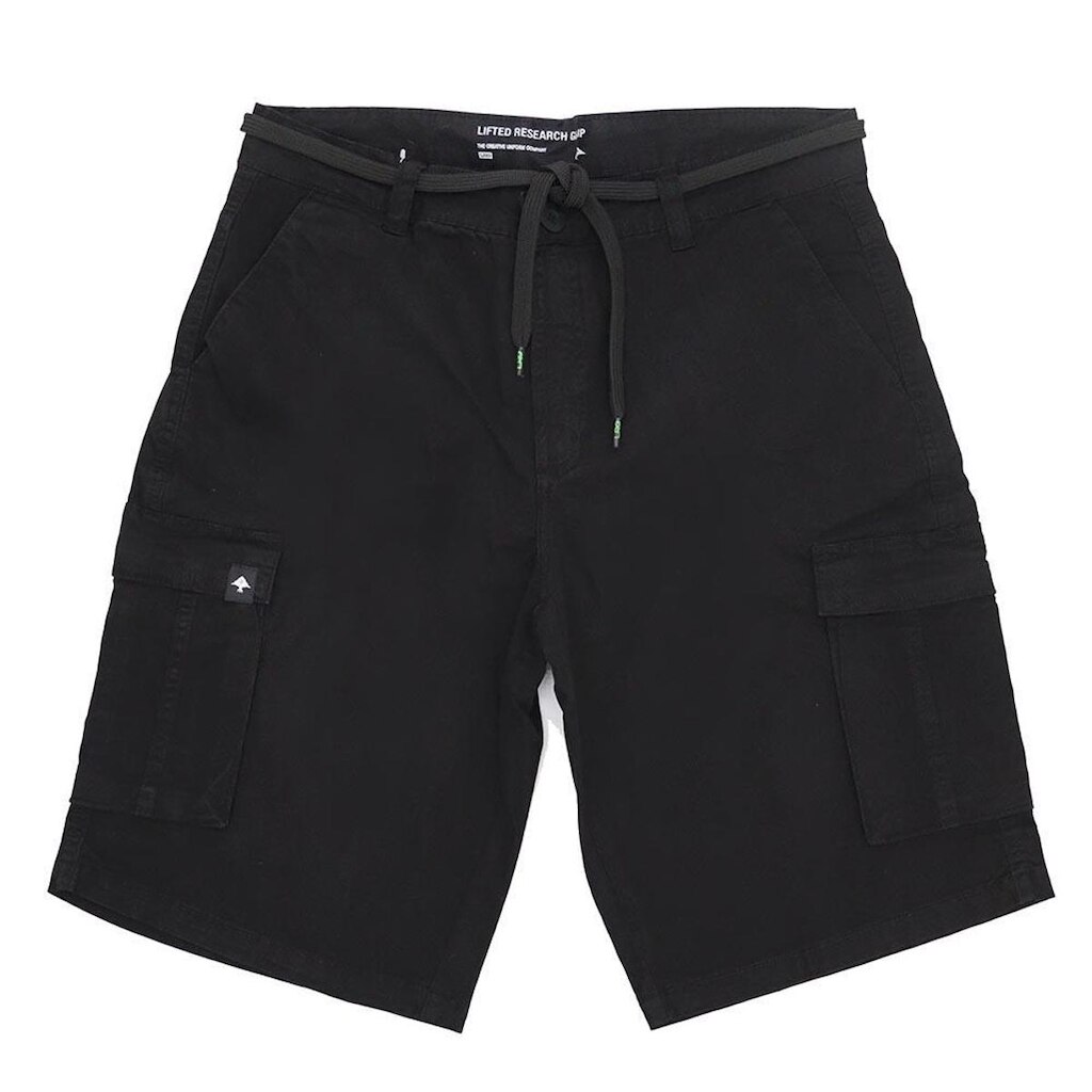 Bermuda LRG Sarja Twill Cargo - Preto