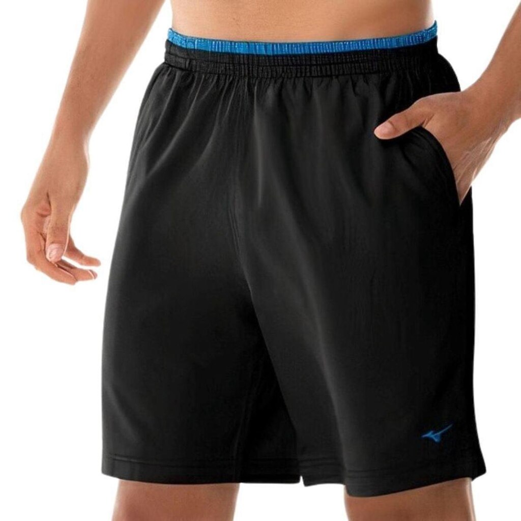 Bermuda Malha Mizuno Masculino Mesh MIMST3362 Cós Elástico