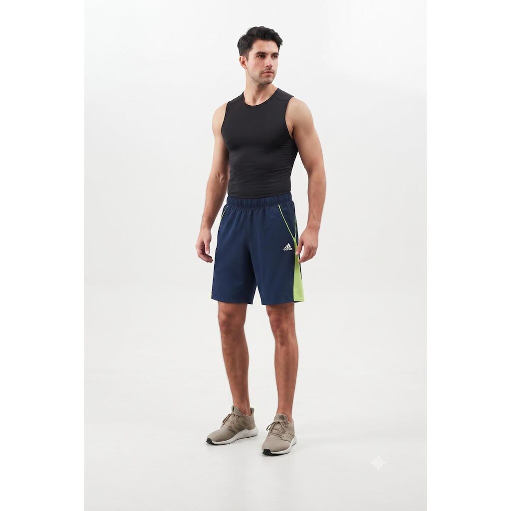 BERMUDA MASCULINA ADIDAS SP2 AB8411 MARINHO AMARELO