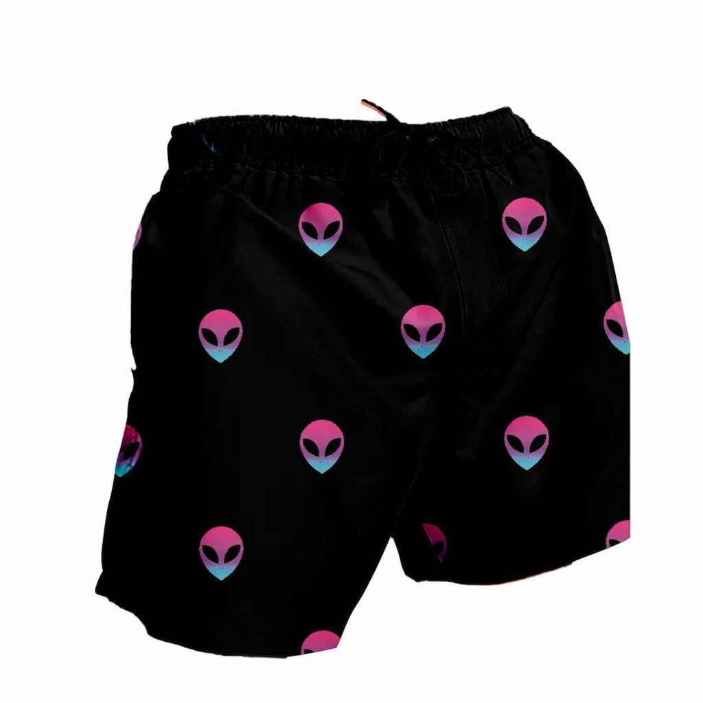 Bermuda Masculina Casual Estampada em Tactel Leve com Bolsos Funcionais