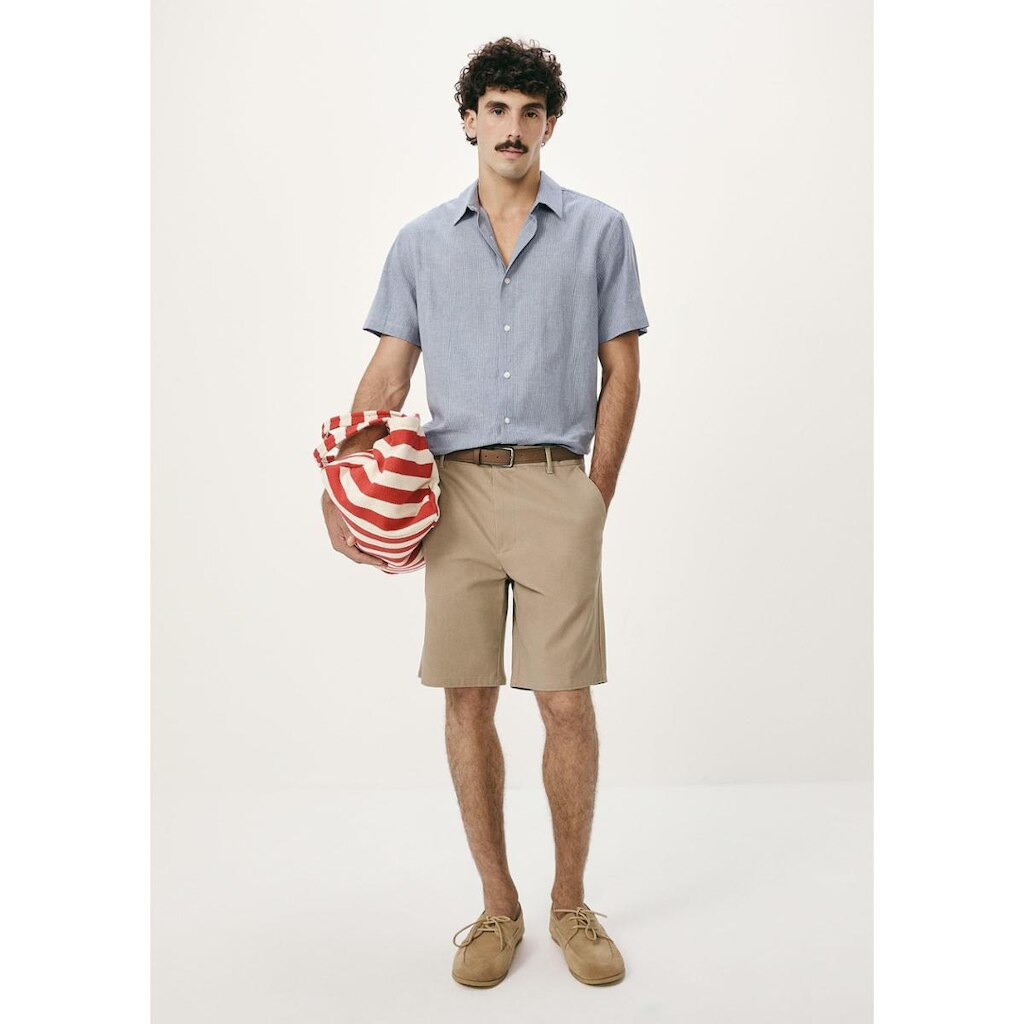 Bermuda Masculina Chino Em Sarja