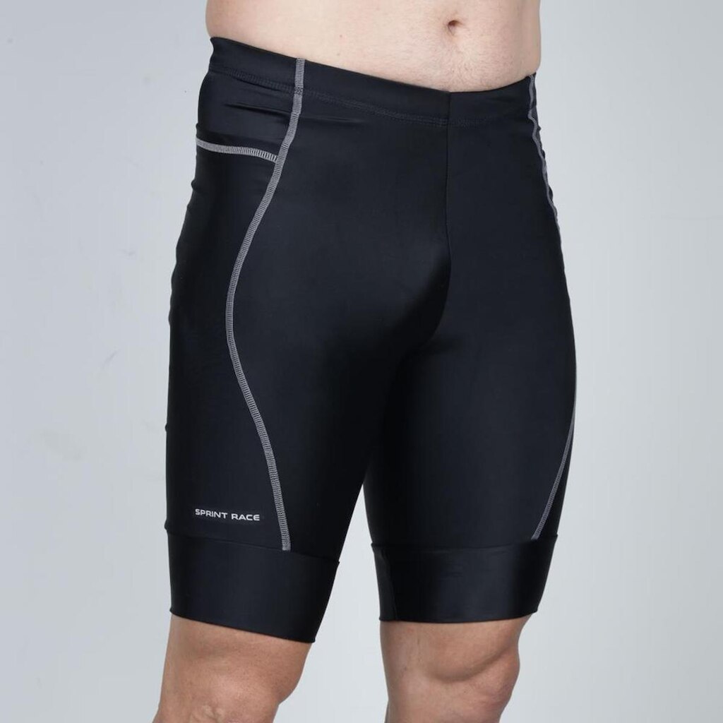 Bermuda Masculina Compressão Com Bolsos Running Sprint Race