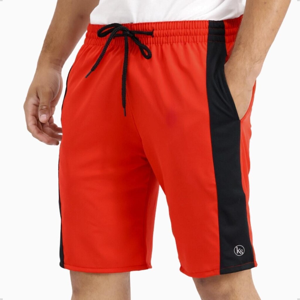 Bermuda Masculina de Academia Tactel Lisa Elastano Conforto