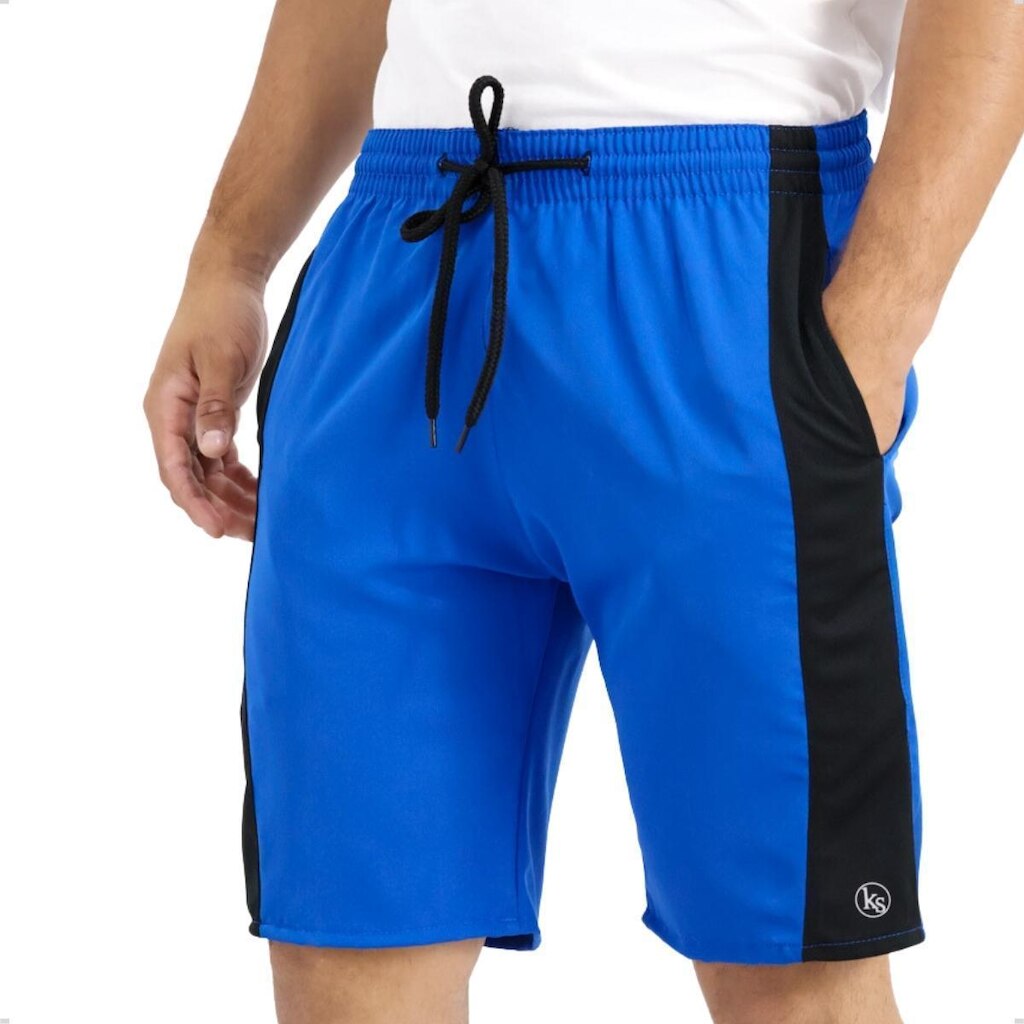 Bermuda Masculina de Academia Tactel Lisa Elastano Conforto