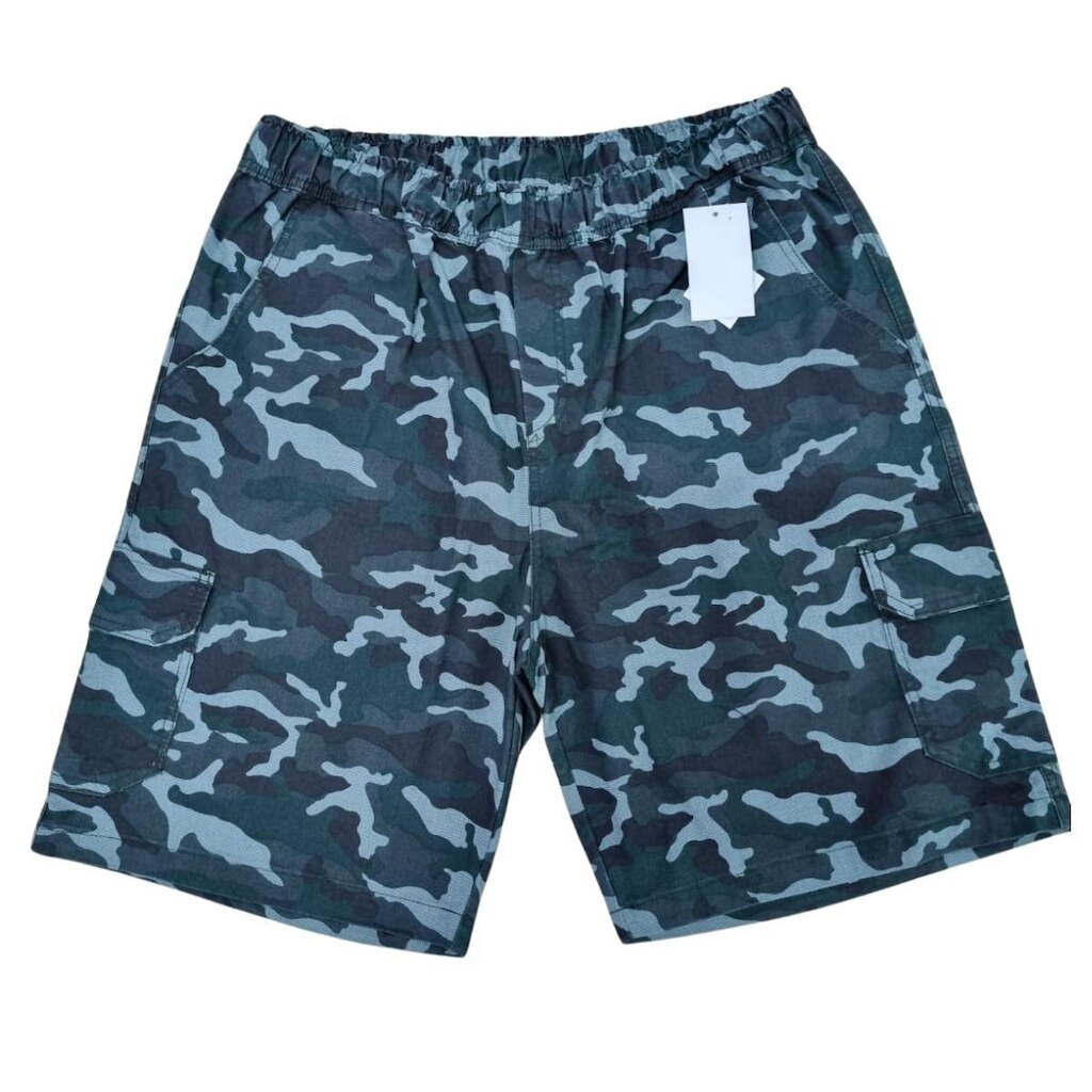 Bermuda Masculina De Sarja Camuflada Estampada Plus Size G1 Ao G6 Lottus