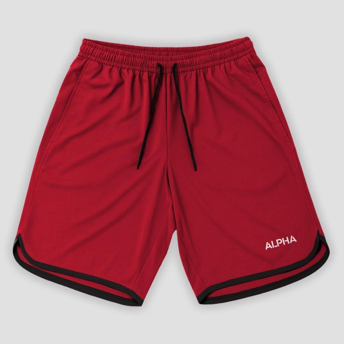 Bermuda Masculina Dry Basic Vinho Alpha CO Menor preço em Bermuda Masculina Dry Basic Vinho Alpha CO