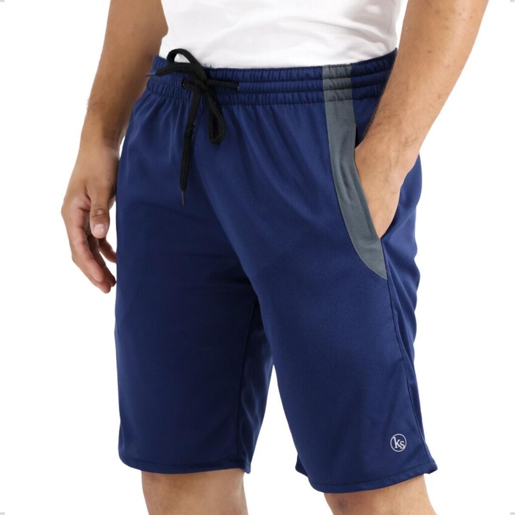 Bermuda Masculina Dry de Academia Elástico com Bolsos