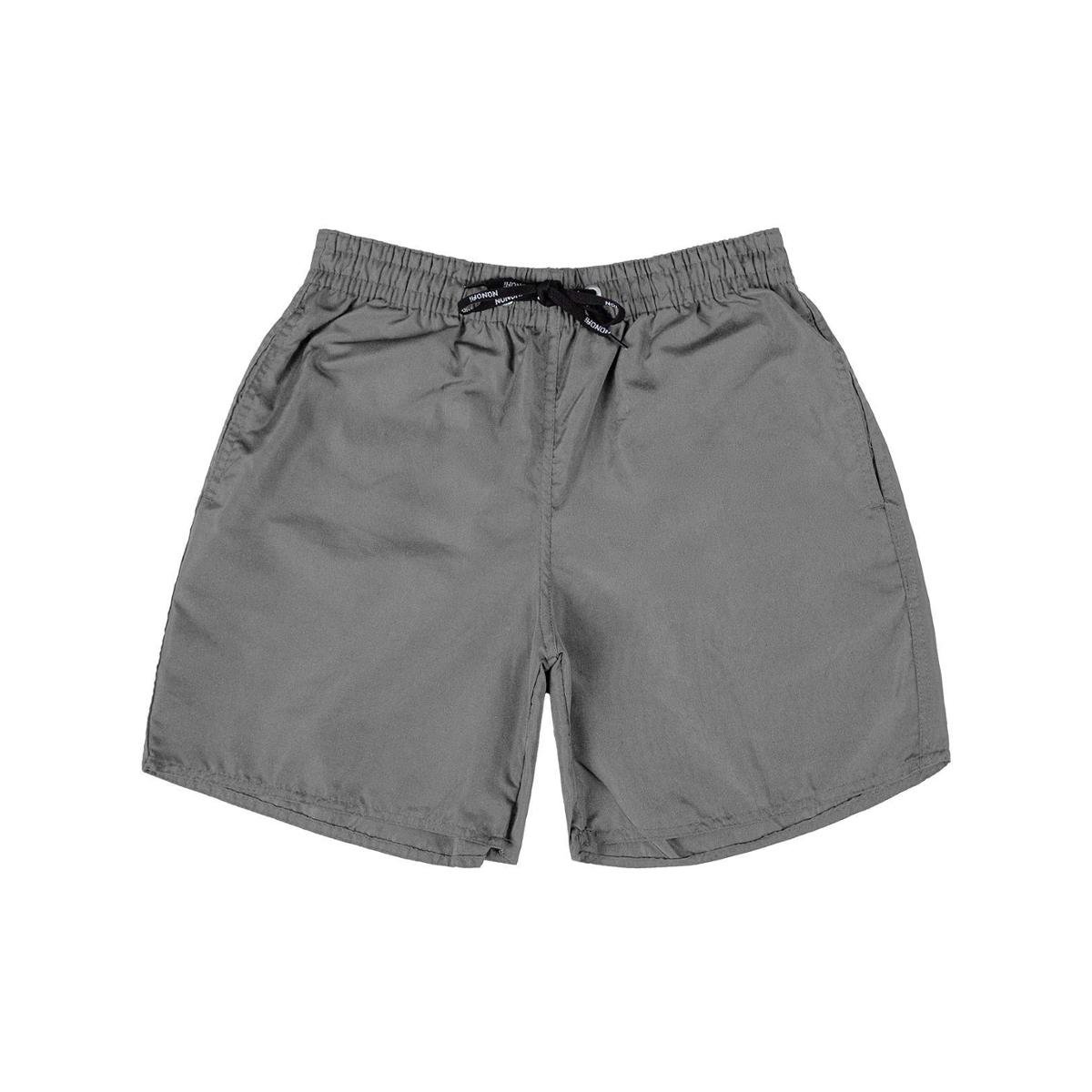 Bermuda Masculina Em Tactel Com Bolsos Select Cinza