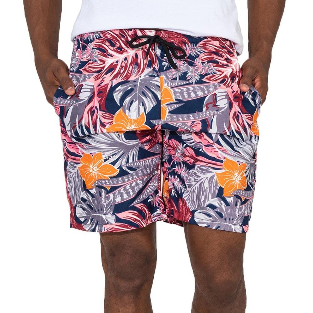 bermuda estampada floral