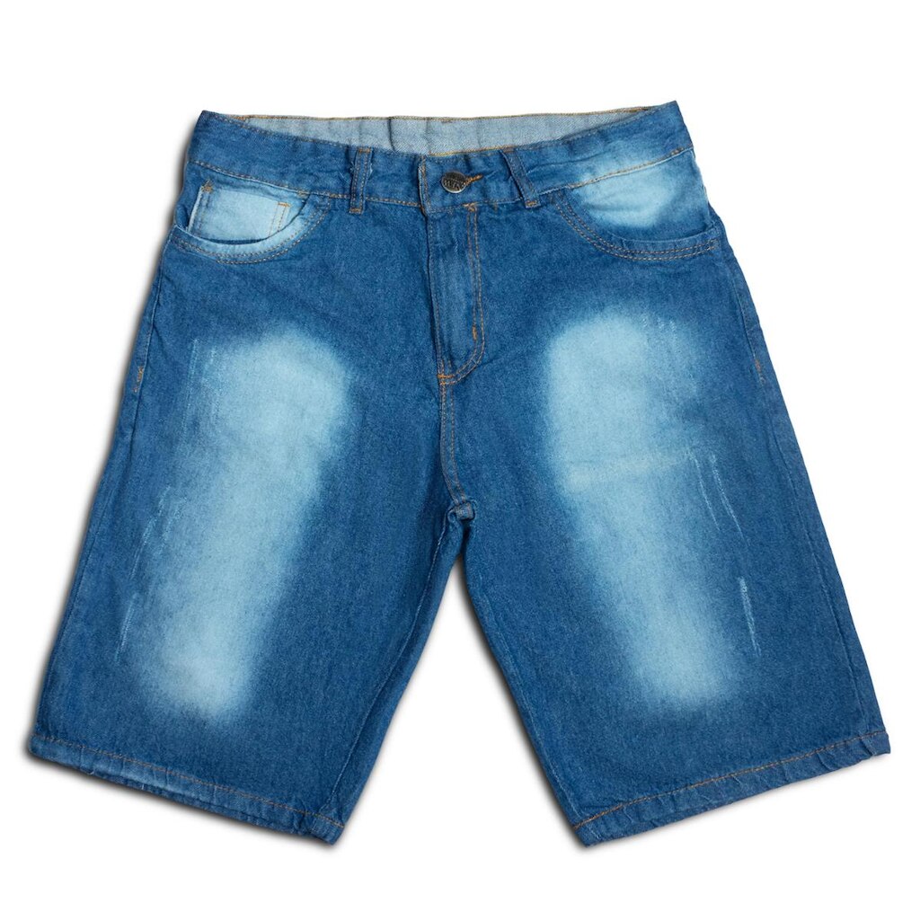 Bermuda Masculina Jeans Azul