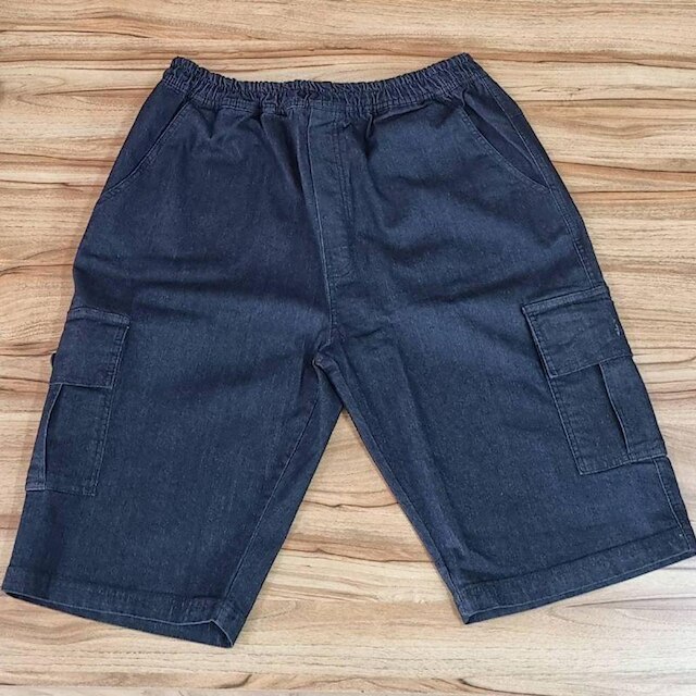 Bermuda Masculina Jeans Elástico Plus Size Lottus