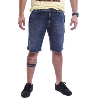 Bermuda Masculina Jeans Estonado Base