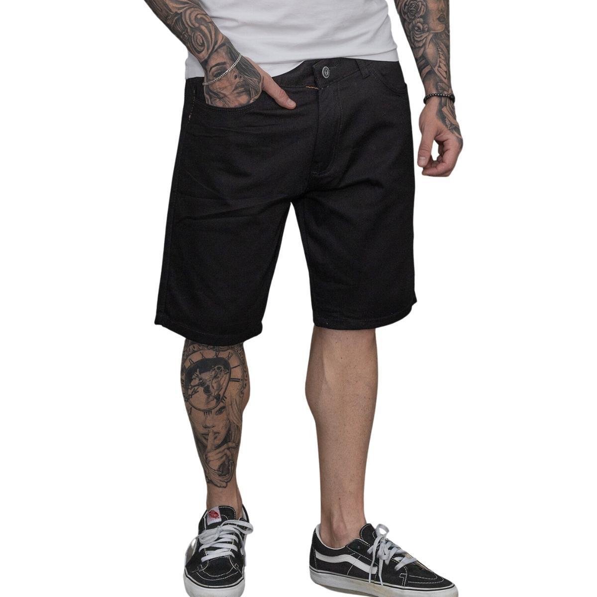 Bermuda Masculina Jeans Premium Confortável Elegante Menor preço em Bermuda Masculina Jeans Premium Confortável Elegante