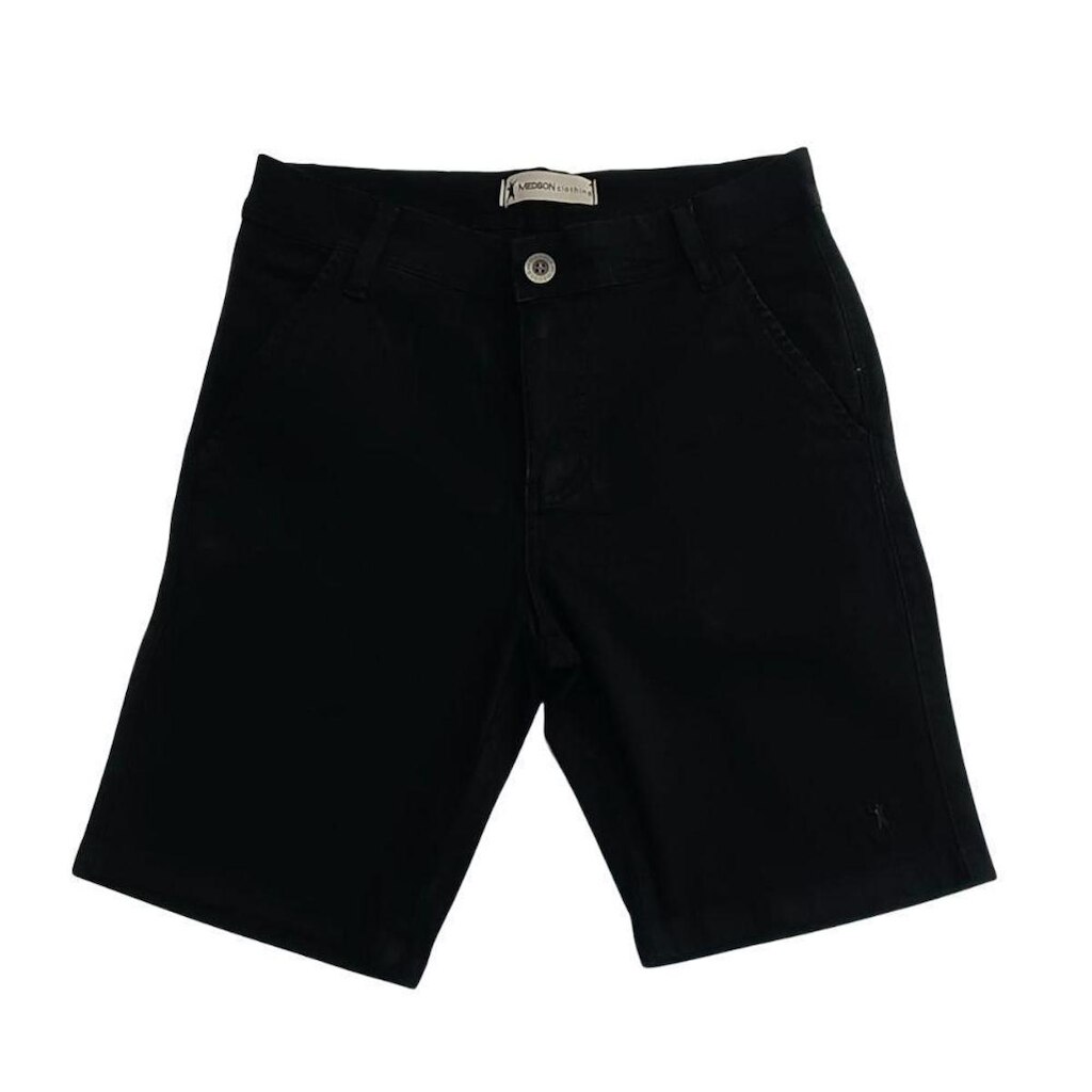 Bermuda Masculina Jeans Sarja Alfaiataria Com Elastano Medson