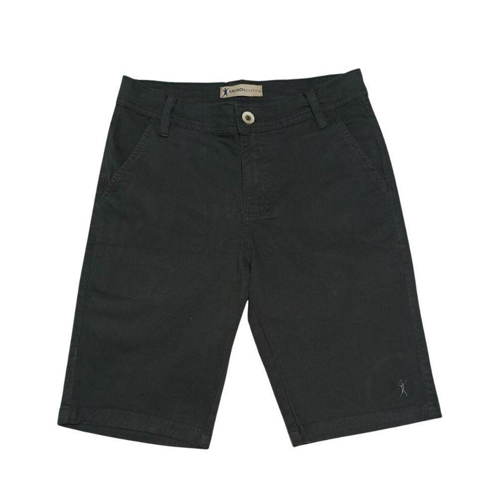 Bermuda Masculina Jeans Sarja Alfaiataria Com Elastano Medson