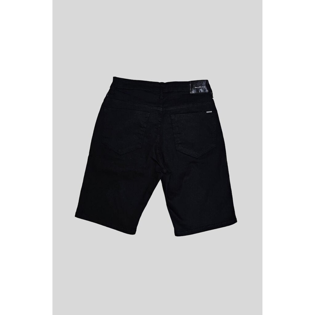 Bermuda Masculina Jeans Trich Classica Preto 021