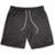 Bermuda Masculina Moletinho Casual Short Liso Premium Fit - Cinza
