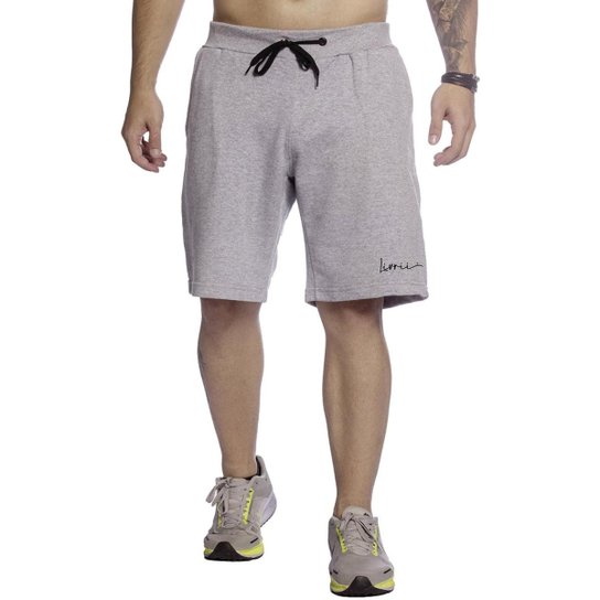 Bermuda Masculina Moletinho Cinza Techmalhas Com Bolso Macia e Leve - Cinza Menor preço em Bermuda Masculina Moletinho Cinza Techmalhas Com Bolso Macia e Leve - Cinza