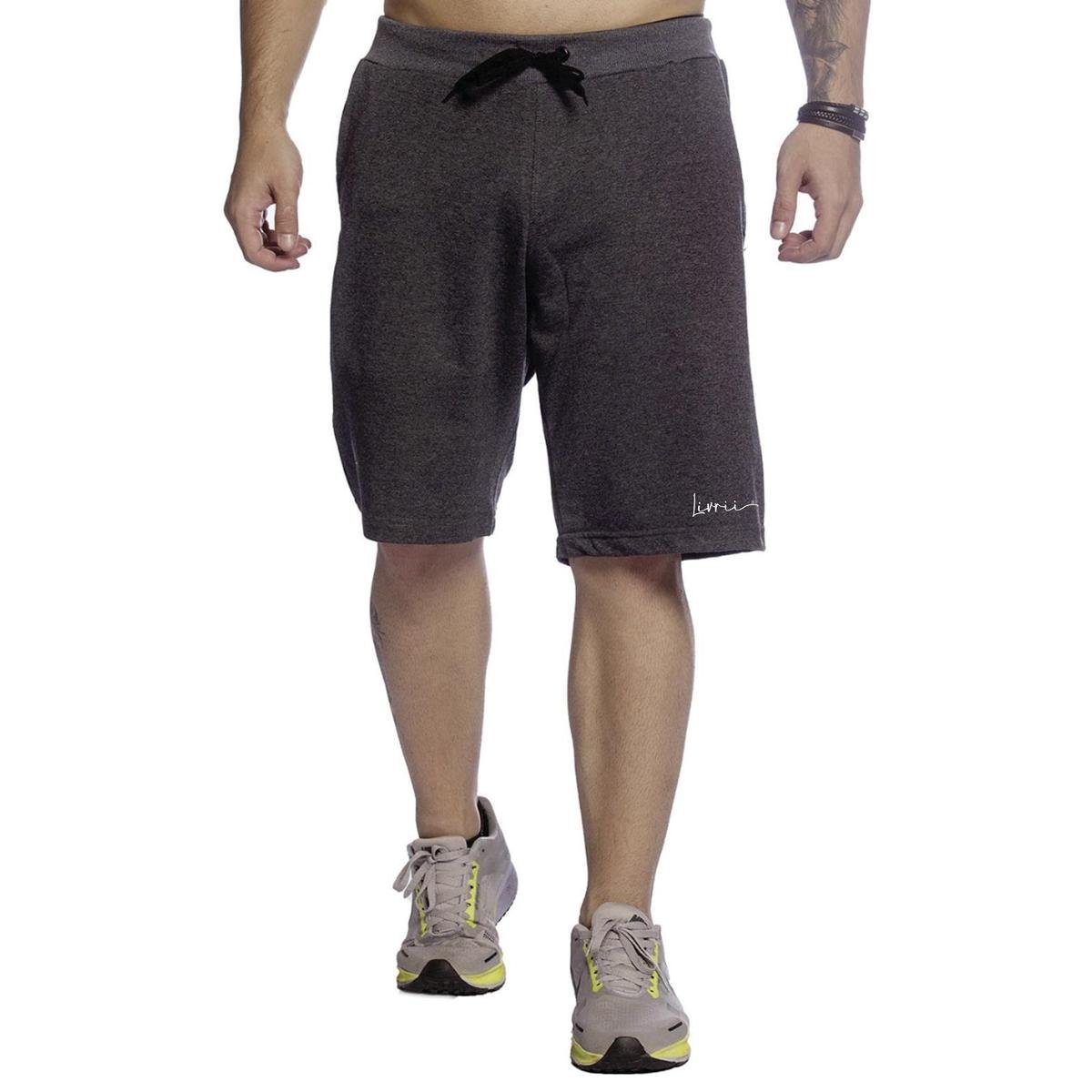 Bermuda Masculina Moletinho Grafite Techmalhas Com Bolso Macia e Leve Menor preço em Bermuda Masculina Moletinho Grafite Techmalhas Com Bolso Macia e Leve