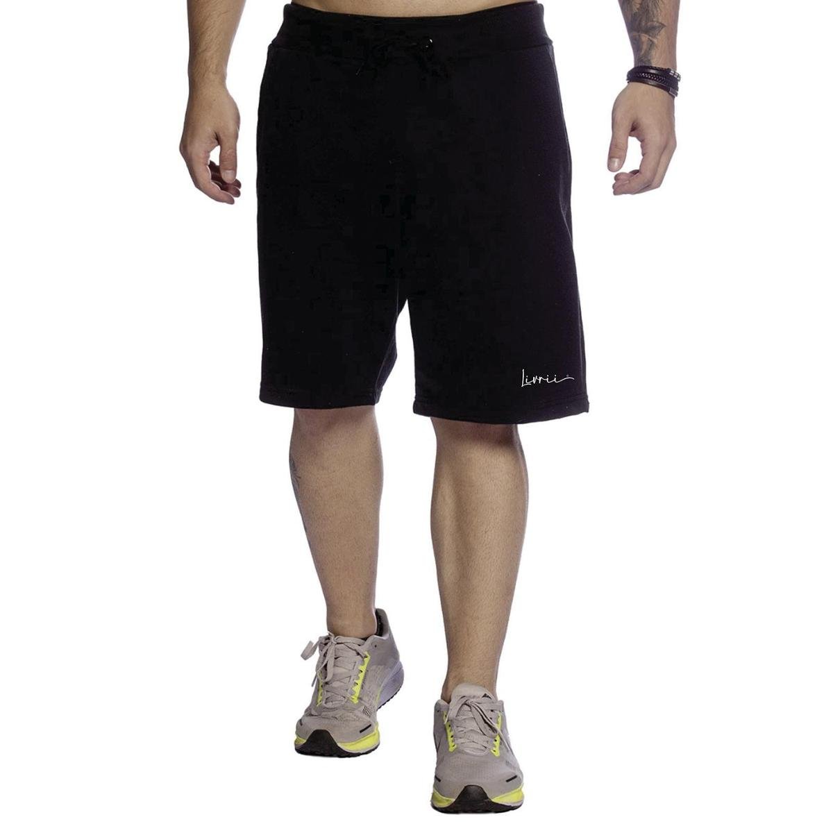 Bermuda Masculina Moletinho Preta Techmalhas Com Bolso Macia e Leve Menor preço em Bermuda Masculina Moletinho Preta Techmalhas Com Bolso Macia e Leve