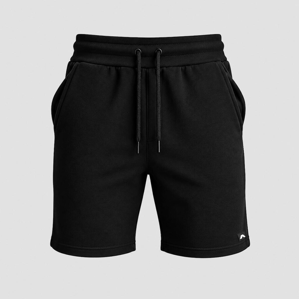 Bermuda Masculina Moletinho Short Moletom Dagg Algodão Lisa Com Bolsos