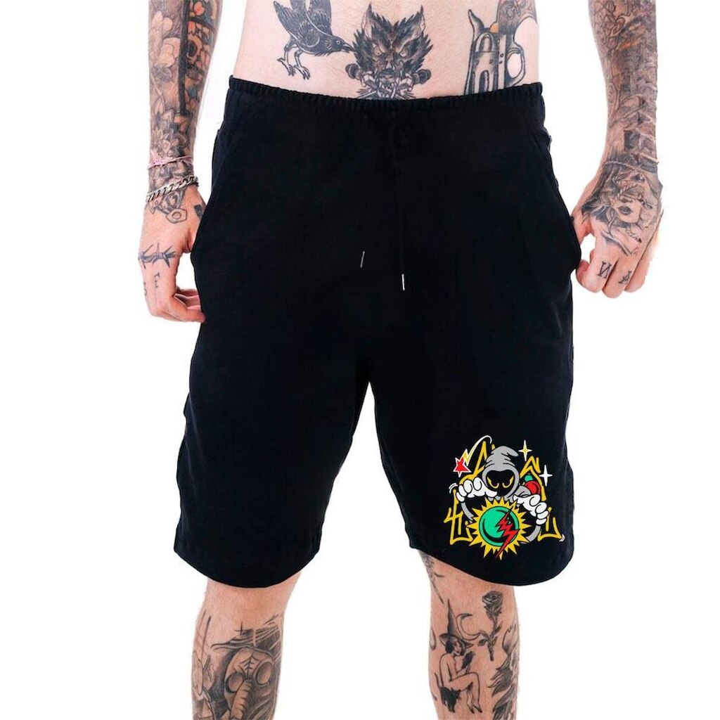 Bermuda Masculina Moletom‎ Abstract Mago Magico Streetwear