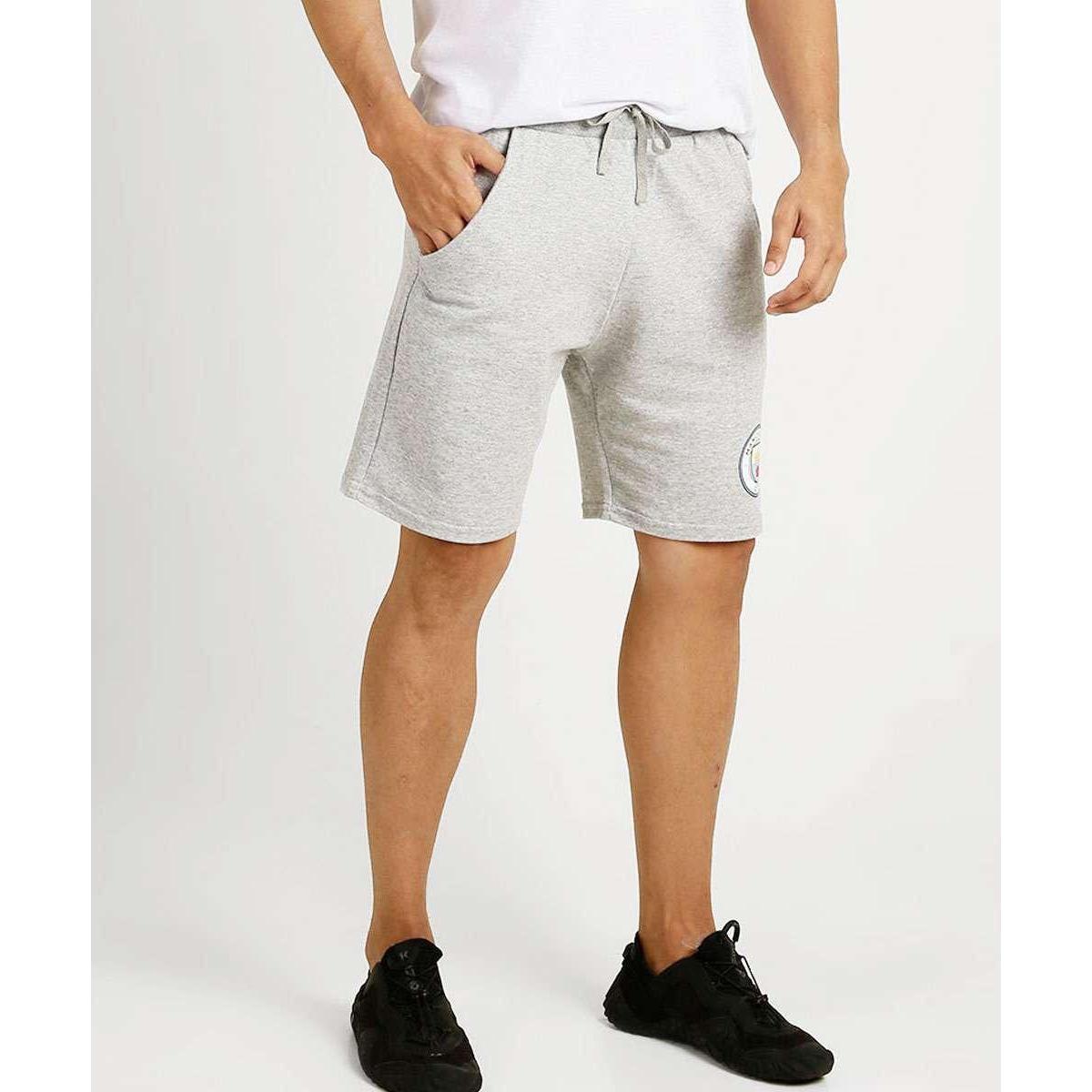 Bermuda Masculina Moletom Bolsos Time Manchester City-55143 Menor preço em Bermuda Masculina Moletom Bolsos Time Manchester City-55143