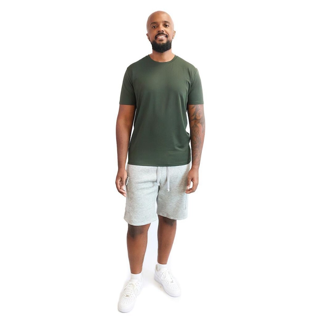 Bermuda Masculina Moletom Cargo