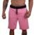 Bermuda Masculina Moletom MXD Conceito Limitada Cores Claras Para Verão - Rosa Claro