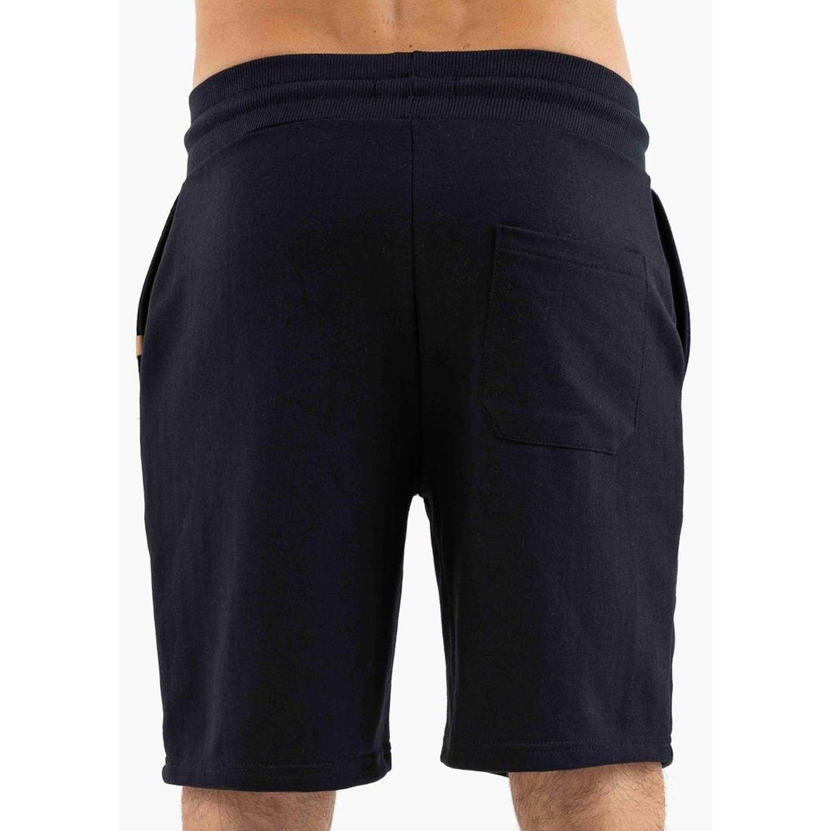 Bermuda Masculina Moletom Preta - Main Image