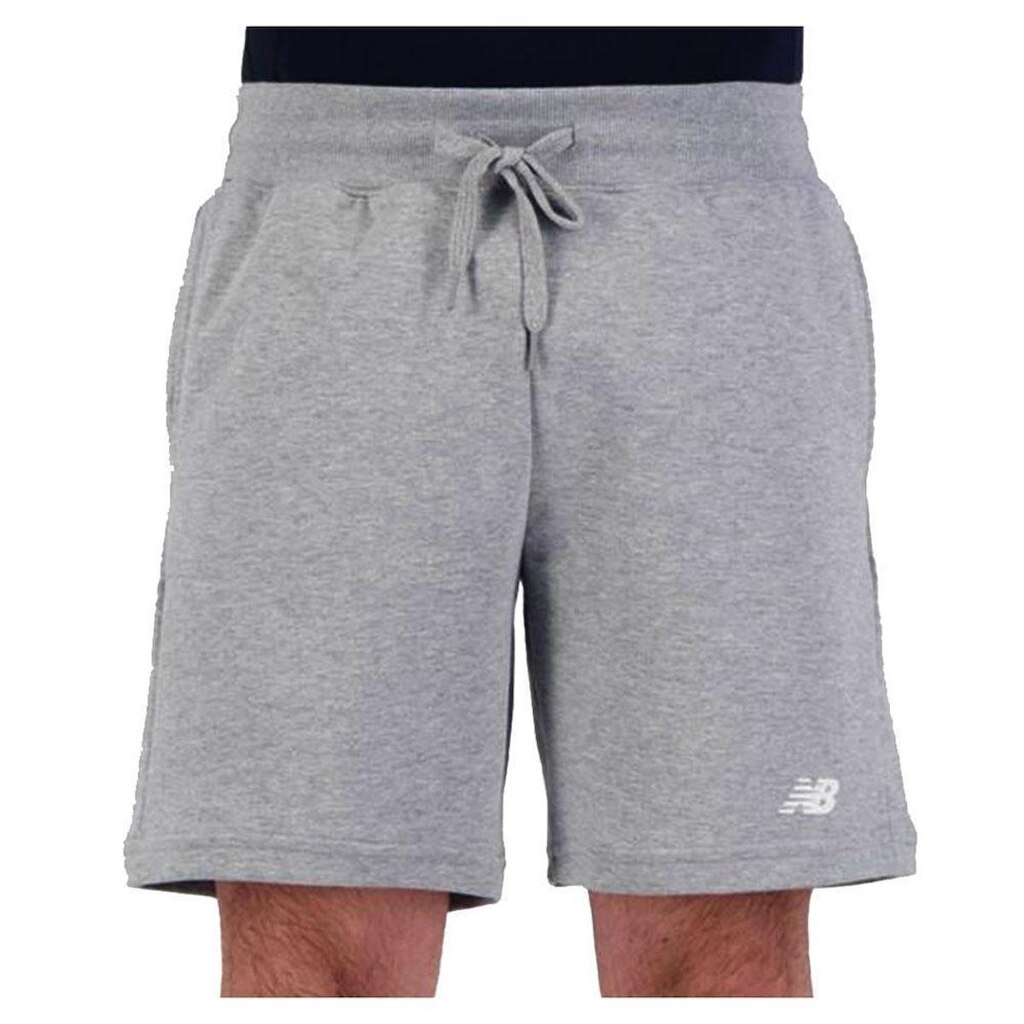 Bermuda Masculina New Balance Essentials Cinza - MS41