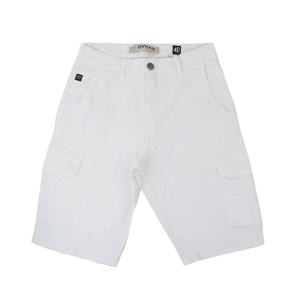 Bermuda Masculina Oyhan Sarja Branco - 40B81