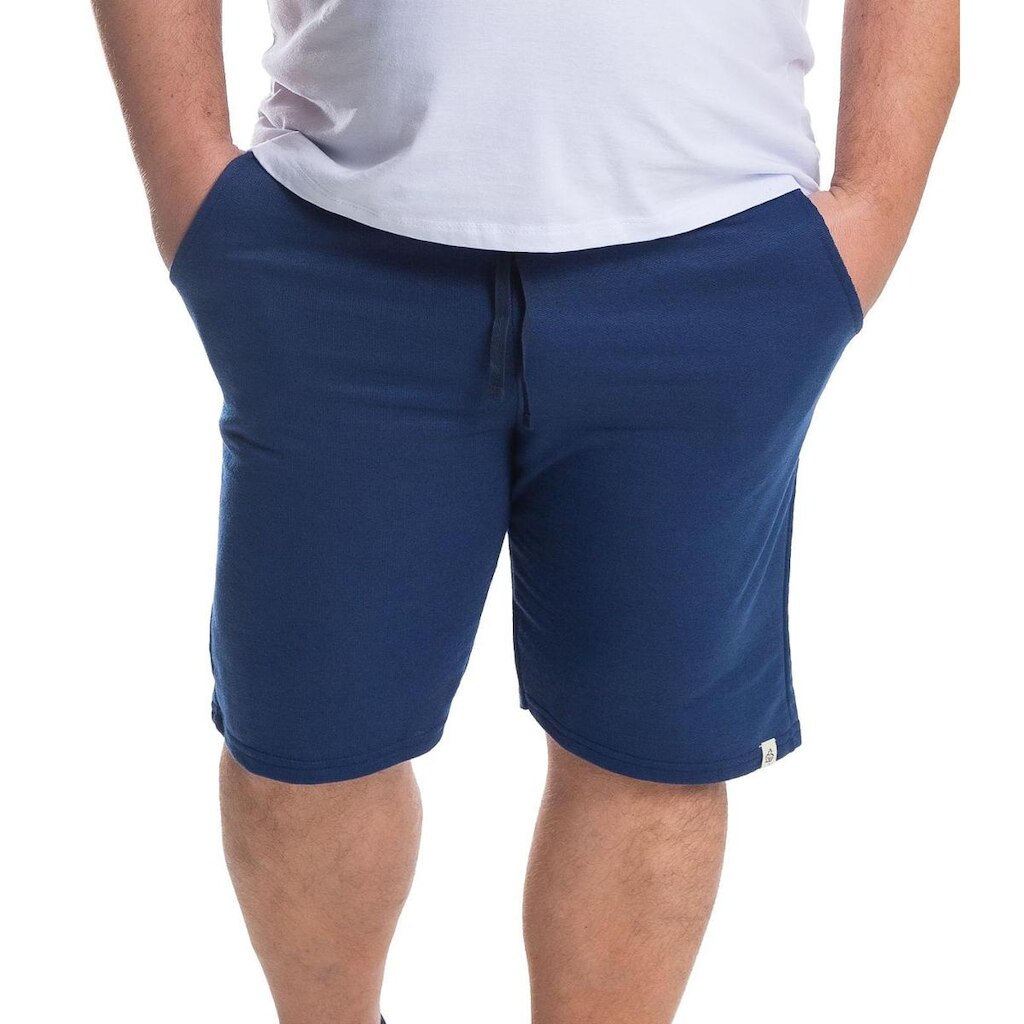 Bermuda Masculina Plus Size Grun21 Azul