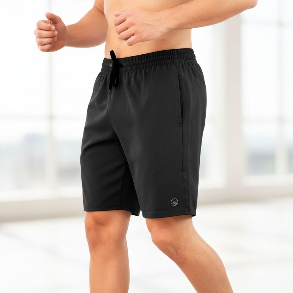 Bermuda Masculina Short Esporte Treino Academia Tactel com Elastano