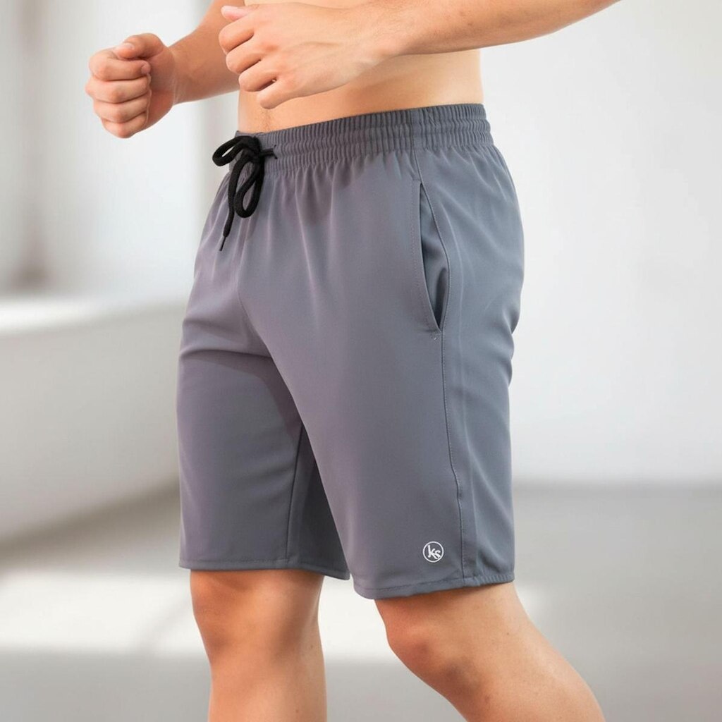 Bermuda Masculina Short Esporte Treino Academia Tactel com Elastano