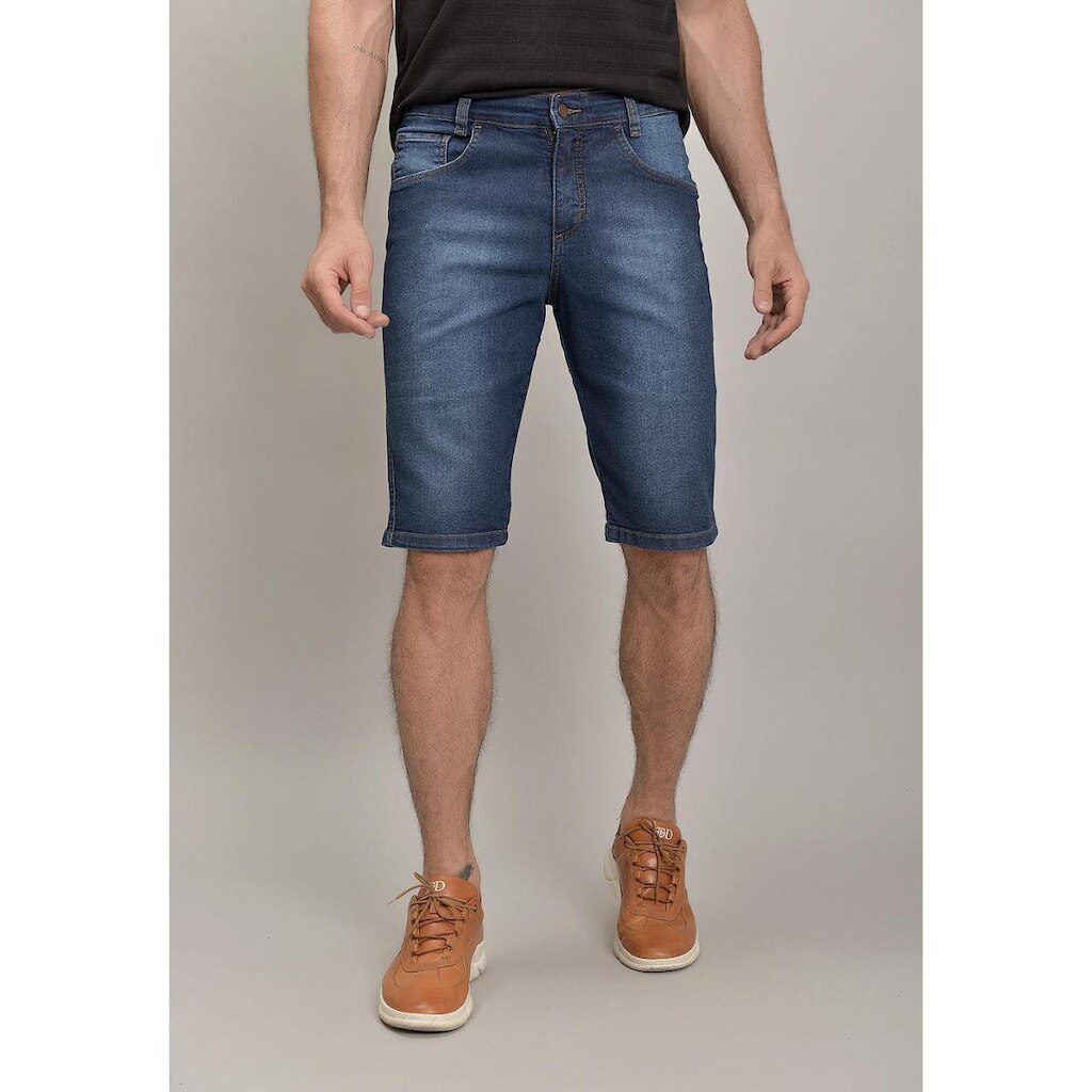 Bermuda Masculina Slim Stone Classica Lemier Collection