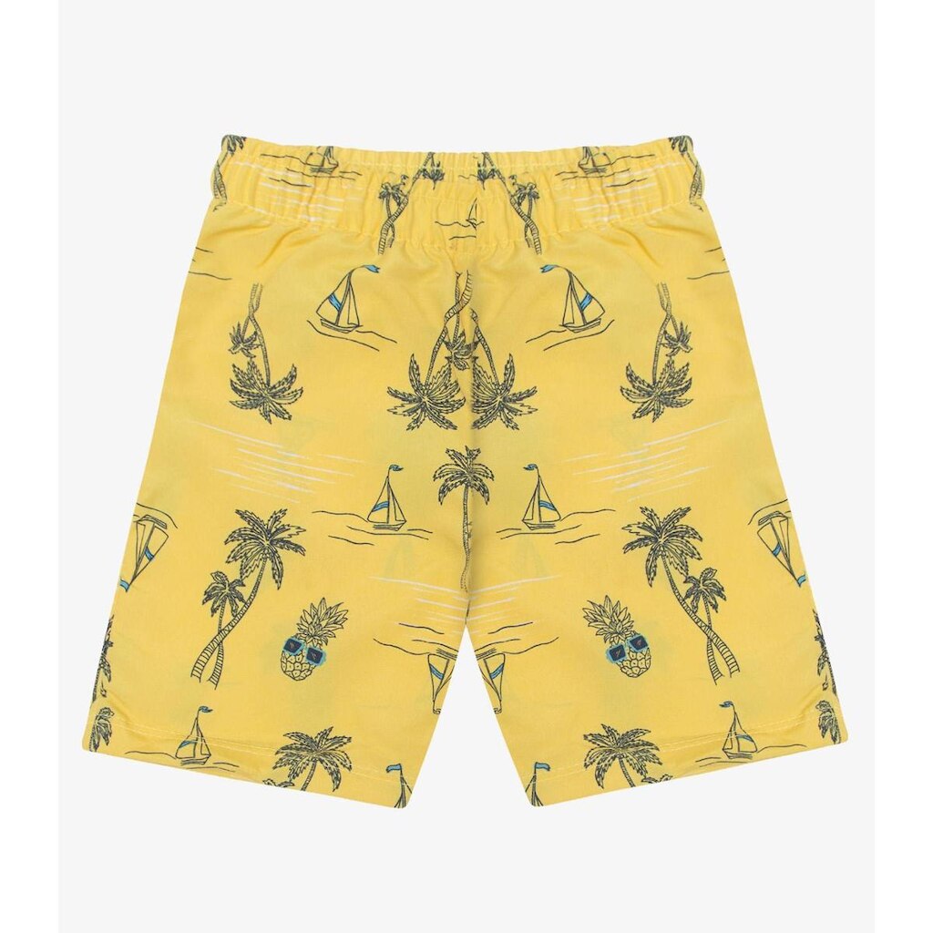 Bermuda Masculina Tactel Rovitex Kids Amarelo