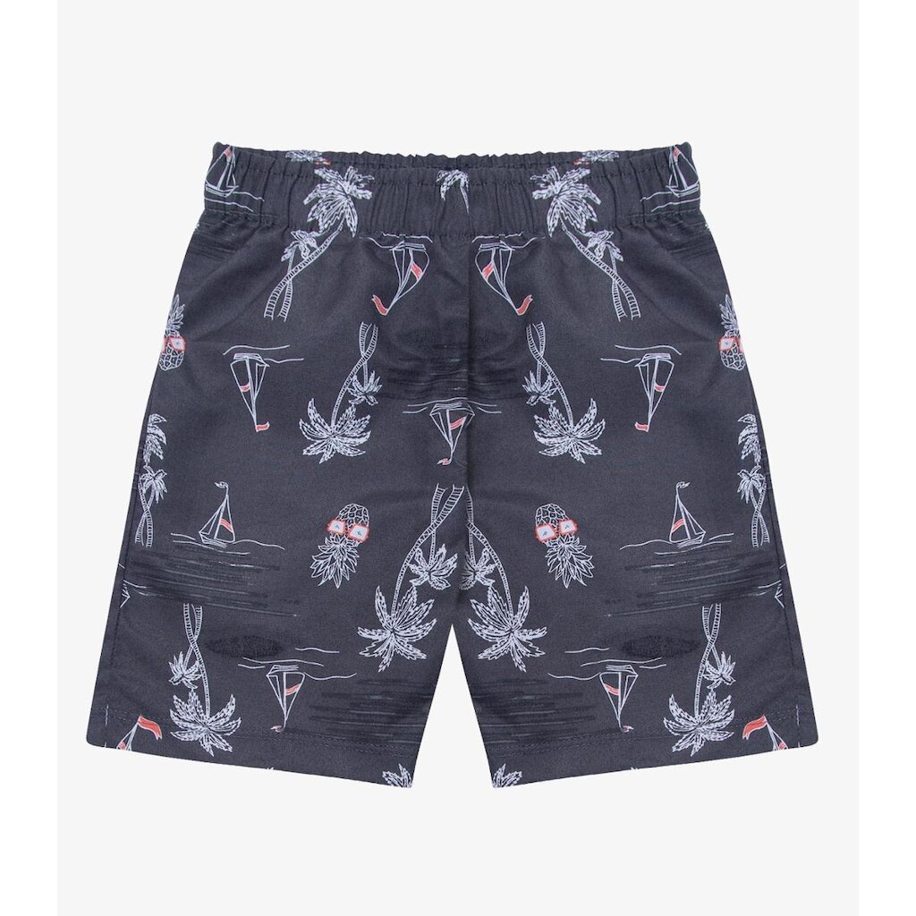 Bermuda Masculina Tactel Rovitex Kids Preto
