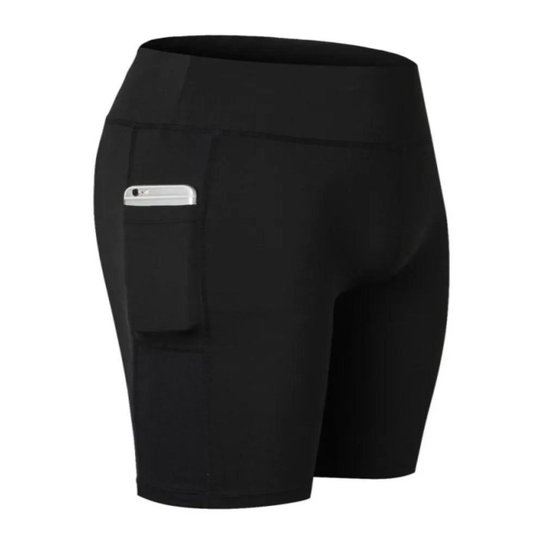 Bermuda Masculina Uv50 Ciclismo Fitness Com Bolso Elástico - Preto Menor preço em Bermuda Masculina Uv50 Ciclismo Fitness Com Bolso Elástico - Preto