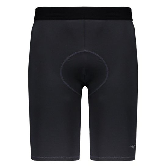 Bermuda Mizuno Compress New Masculina - Preto Menor preço em Bermuda Mizuno Compress New Masculina - Preto