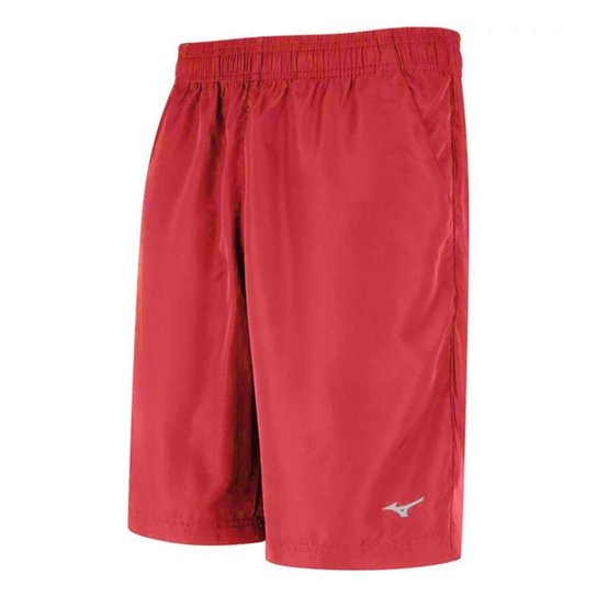 Bermuda Mizuno Energy Long M 9 Masculina - Vermelho+Cinza Menor preço em Bermuda Mizuno Energy Long M 9 Masculina - Vermelho+Cinza